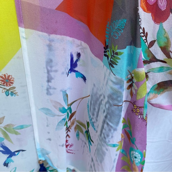 Johnny Was Ember Silk Kimono Womens Small - Picture 11 of 16